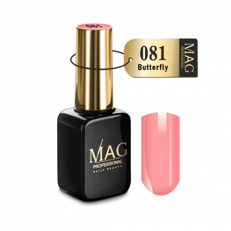 Купить эмалевый гель-лак для маникюра 081 Butterfly MAG Color
