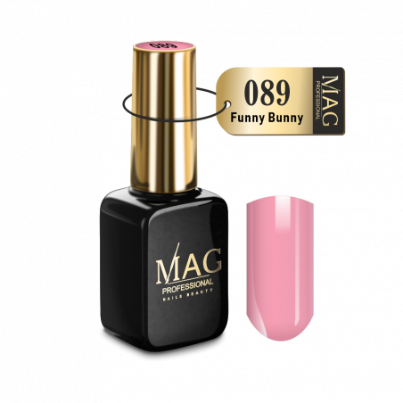 Купить эмалевый гель-лак для маникюра 089 Funny Bunny MAG Color