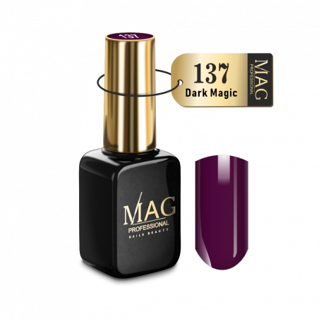 Купить эмалевый гель-лак для маникюра 137 Dark Magic MAG Color