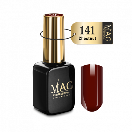 Купить эмалевый гель-лак для маникюра 141 Chestnut MAG Color