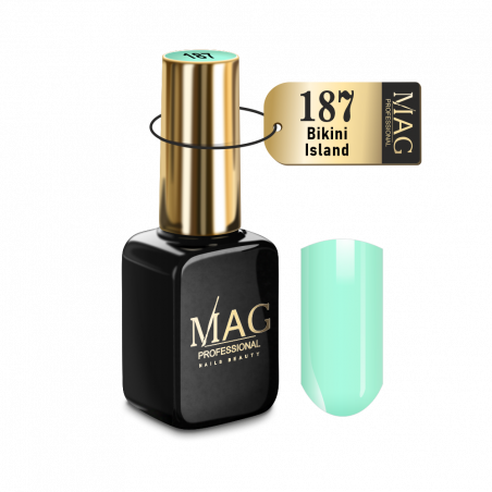 Купить эмалевый гель-лак для маникюра 187 Bikini Island MAG Color