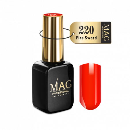 Купить эмалевый гель-лак для маникюра 220 Fire Sword MAG Color