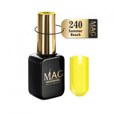 Купить эмалевый гель-лак для маникюра 240 Summer Beach MAG Color