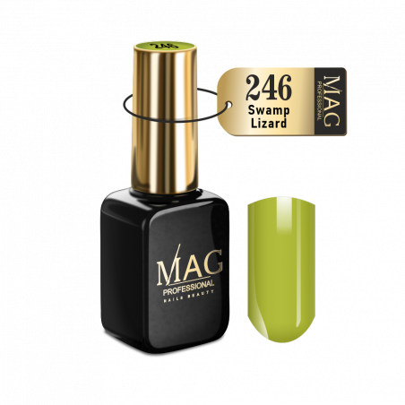Купить эмалевый гель-лак для маникюра 246 Swamp Lizard MAG Color