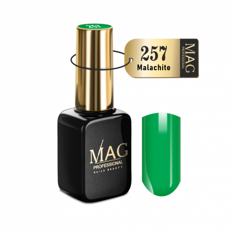 Купить эмалевый гель-лак для маникюра 257 Malachite MAG Color