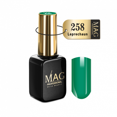 Купить эмалевый гель-лак для маникюра 258 Leprechaun MAG Color