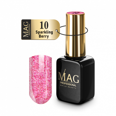 Купить гель-лак для маникюра 10 Sparkling Berry MAG Platinum