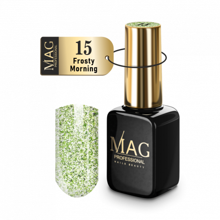 Купить гель-лак для маникюра 15 Frosty Morning MAG Platinum