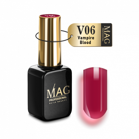 Купить витражный гель-лак для маникюра V06 Vampire Blood MAG VETRO