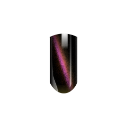 Гель-лак для ногтей с магнитным эффектом Cat's Eye 08 Purple Comet
