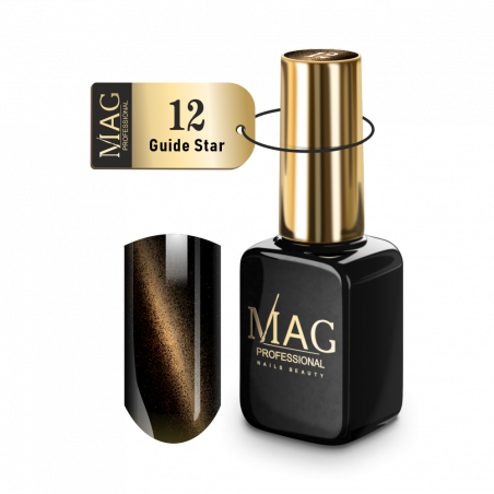 Купить гель-лак для ногтей с эффектом кошачий глаз 12 Guide Star MAG Cat's Eye