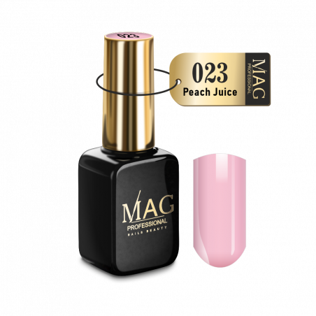 Купить эмалевый гель-лак для маникюра 023 Peach Juice MAG Color