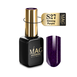 Гель-лак для ногтей с шиммером S27 Shining Purple Shimmer