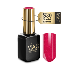 Гель-лак для ногтей с шиммером S30 Scarlet Sparkle Shimmer