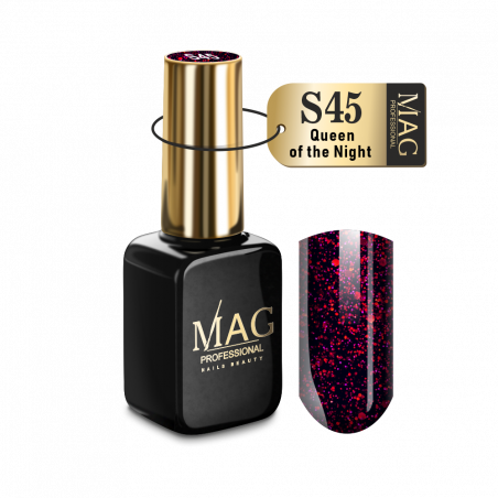 Купить гель-лак для маникюра с шиммером S45 Queen Of The Night MAG Shimmer