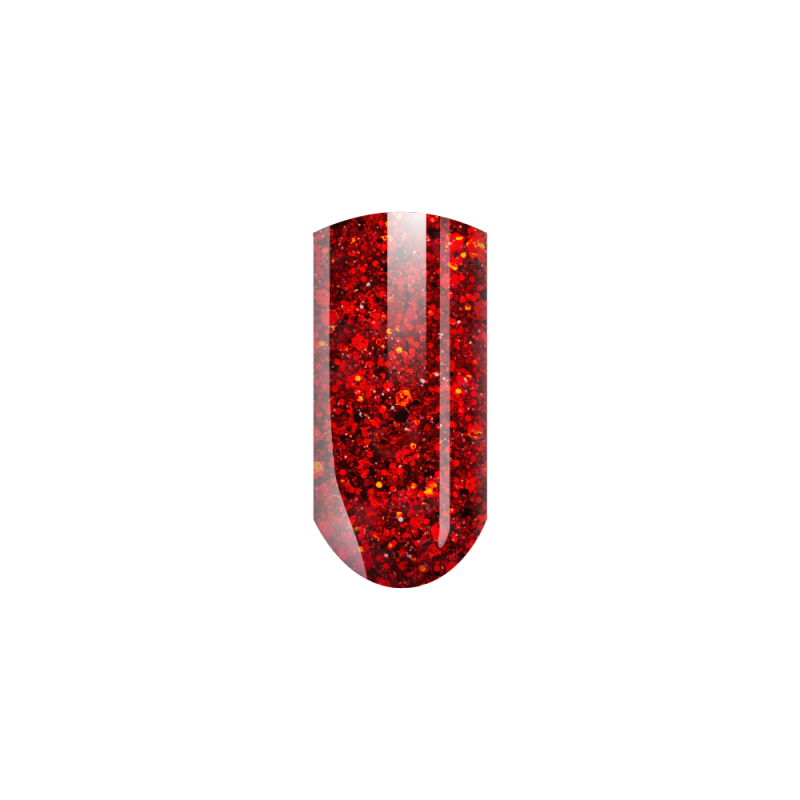 Купить гель-лак для маникюра с шиммером S46 Scarlet Ice MAG Shimmer