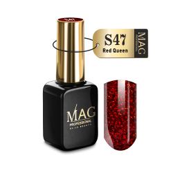 Гель-лак для ногтей с шиммером S47 Red Queen Shimmer
