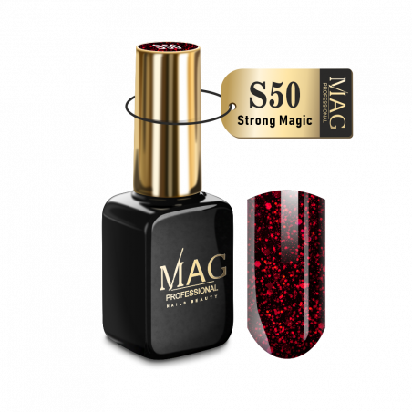 Купить гель-лак для маникюра с шиммером S50 Strong Magic MAG Shimmer