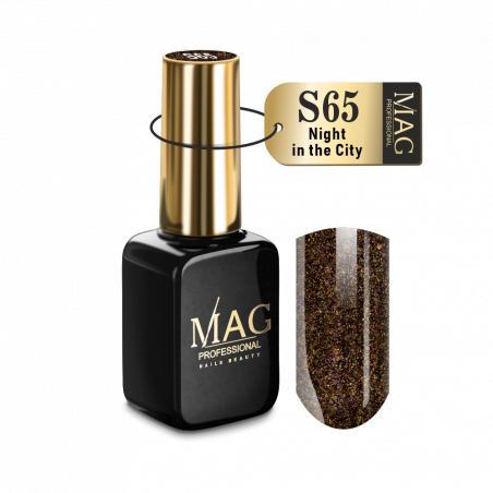 Купить гель-лак для маникюра с шиммером S65 Night In The City MAG Shimmer