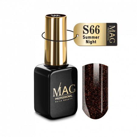 Купить гель-лак для маникюра с шиммером S66 Summer Night MAG Shimmer