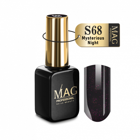 Купить гель-лак для маникюра с шиммером S68 Mysterious Night MAG Shimmer