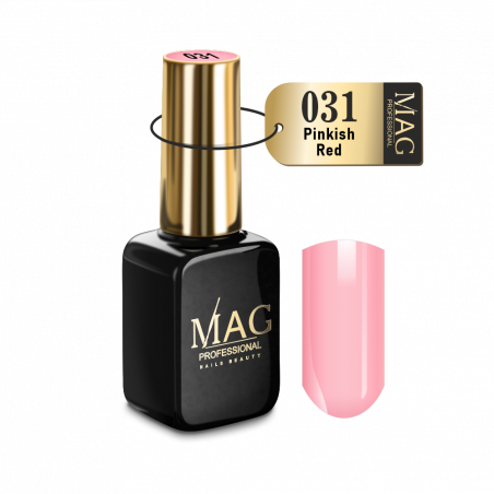 Купить эмалевый гель-лак для маникюра 031 Pinkish Red MAG Color