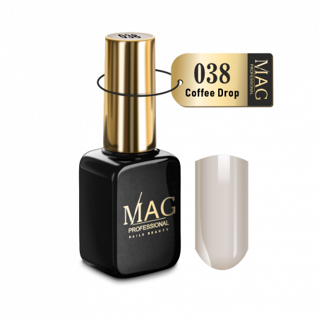 Купить эмалевый гель-лак для маникюра 038 Coffee Drop MAG Color